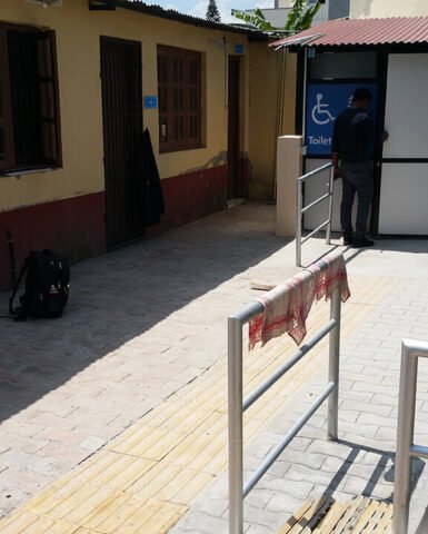 CONSTRUCTION OF THE INCLUSIVE TOILET IN WaterAid NEPAL